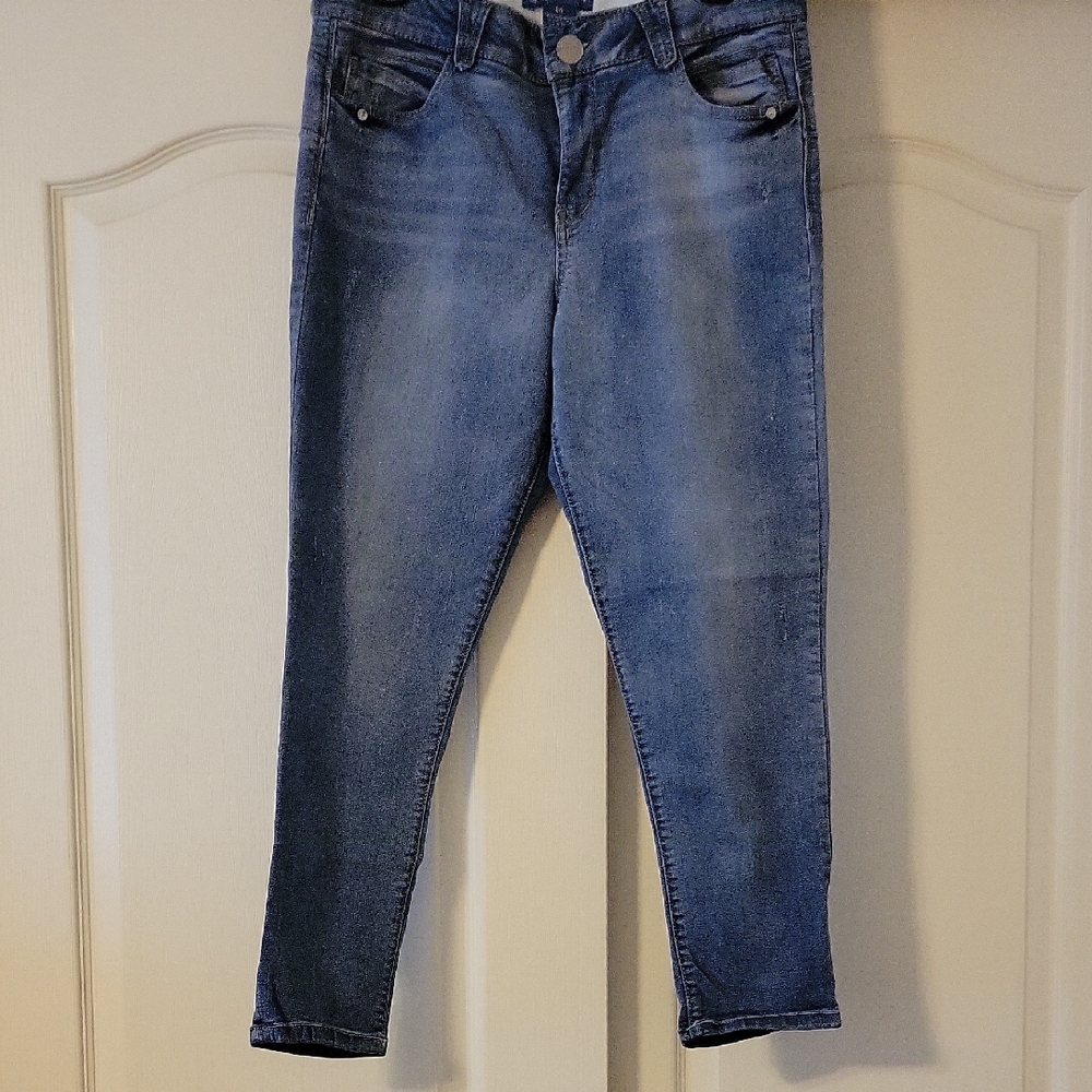 Democracy Light Blue Ankle Jeans